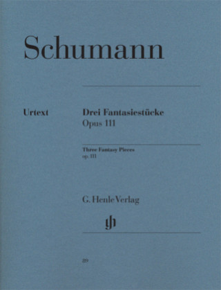 Tlačovina 3 Fantasiestücke op.111, Klavier Robert Schumann