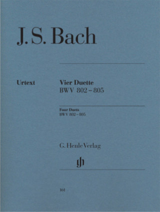 Articles imprimés Vier Duette BWV 802-805, Klavier Johann Sebastian Bach