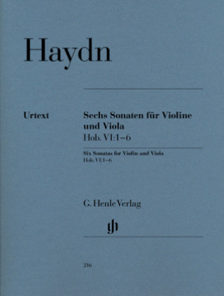 Materiale tipărite Sechs Sonaten Hob.VI:1-6, Violine und Viola Joseph Haydn