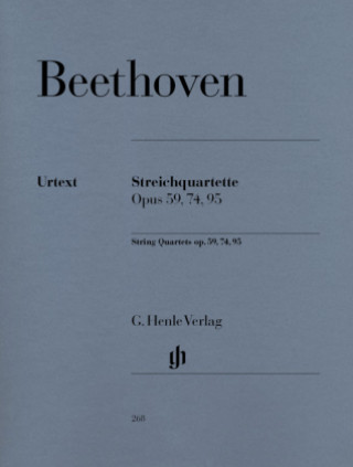 Tiskanica Streichquartette op.59, 74, 95 Ludwig van Beethoven