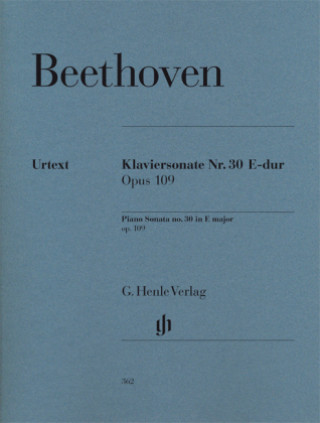 Tiskovina Klaviersonate E-Dur op.109 Ludwig van Beethoven