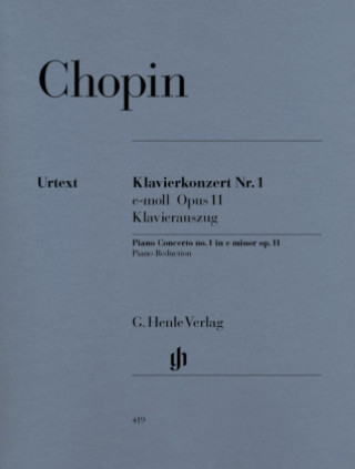 Könyv Klavierkonzert Nr.1 e-Moll op.11, Klavierauszug Frédéric Chopin
