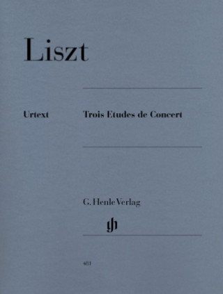 Tlačovina Trois Etudes de Concert, Klavier Franz Liszt