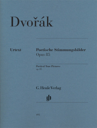 Nyomtatványok Poetische Stimmungsbilder op.85, Klavier Antonín Dvorák