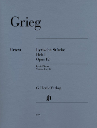 Tiskovina Lyrische Stücke Heft 1 op.12, Klavier Edvard Grieg