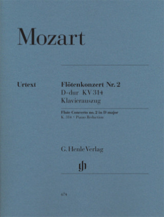 Nyomtatványok Flötenkonzert D-Dur KV 314, Klavierauszug Wolfgang Amadeus Mozart