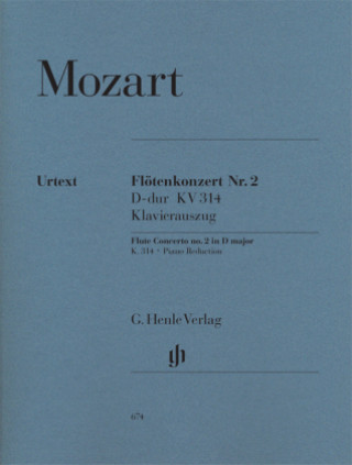 Printed items Flötenkonzert D-Dur KV 314, Klavierauszug Wolfgang Amadeus Mozart