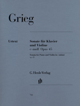 Materiale tipărite Sonate für Klavier und Violine c-Moll op.45 Edvard Grieg