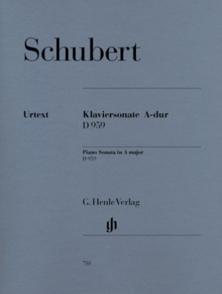 Tlačovina Klaviersonate A-Dur D 959 Franz Schubert