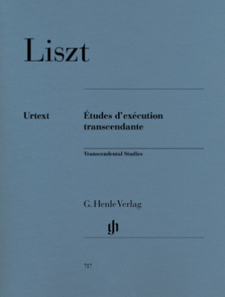 Carte Études d'exécution transcendante Franz Liszt