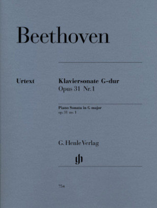 Tiskanica Klaviersonate G-Dur op.31,1, revidierte Neuausgabe Ludwig van Beethoven