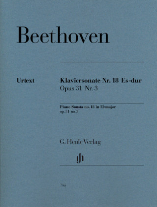 Tiskovina Klaviersonate (La Chasse) Es-Dur op.31,3 Ludwig van Beethoven