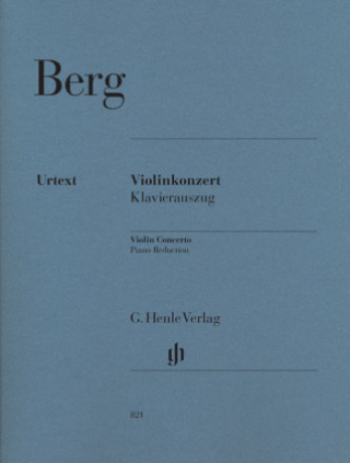 Prasa Violinkonzert, Klavierauszug m. 2 Violinstimmen Alban Berg