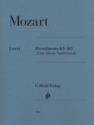 Materiale tipărite Eine kleine Nachtmusik (Divertimento), G-Dur KV 525, Stimmen Wolfgang Amadeus Mozart