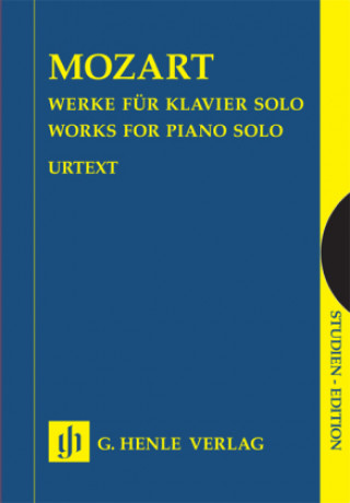 Tiskovina Werke für Klavier solo - Klaviersonaten I und II, Klaviervariationen, Klavierstücke, Studien-Edition, 4 Bde. Wolfgang Amadeus Mozart