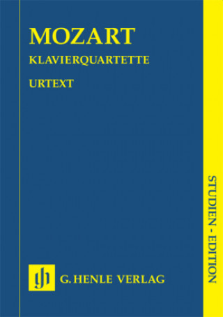 Tiskovina Klavierquartette g-Moll KV 478 und Es-Dur KV 493, Studienpartitur Wolfgang Amadeus Mozart