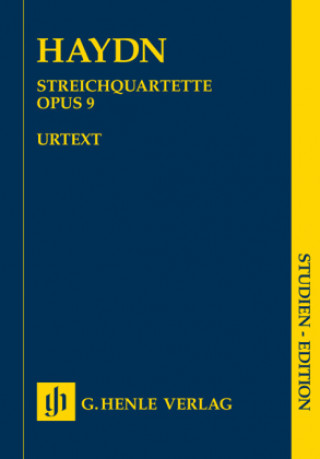 Materiale tipărite Streichquartette op.9 Nr.1-6, Studien-Edition Joseph Haydn