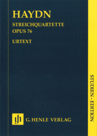 Materiale tipărite Streichquartette op.76 Nr.1-6, Studien-Edition Joseph Haydn