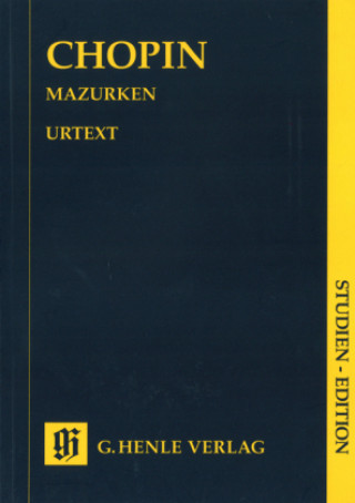 Nyomtatványok Mazurken, Klavier, Studien-Edition Frédéric Chopin
