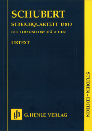 Nyomtatványok Streichquartett d-Moll D 810 (Der Tod und das Mädchen), Studien-Edition Franz Schubert
