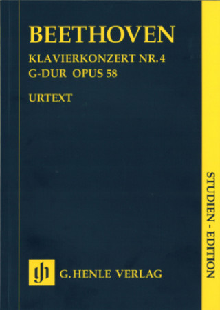 Materiale tipărite Klavierkonzert Nr.4 G-Dur op.58, Klavierauszug, Studien-Edition Ludwig van Beethoven