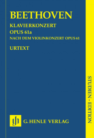 Tiskovina Klavierkonzert Nr.6 D-Dur op.61a, Partitur Ludwig van Beethoven