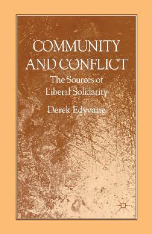 Könyv Community and Conflict D. Edyvane
