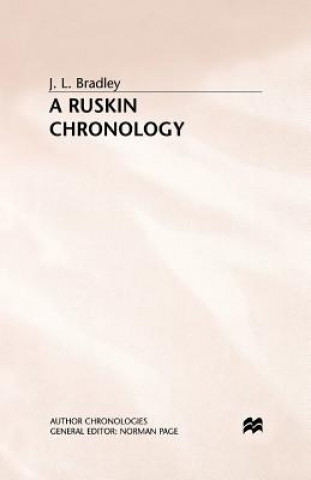 Knjiga Ruskin Chronology J. Bradley