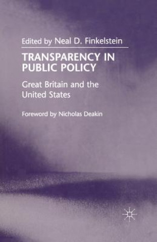 Livre Transparency in Public Policy N. Finkelstein