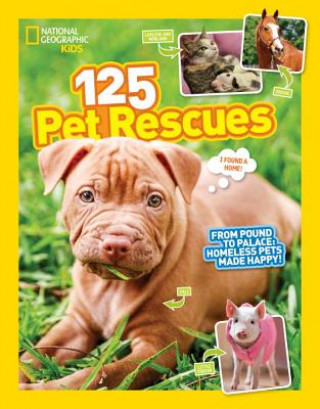 Könyv 125 Pet Rescues National Geographic Kids