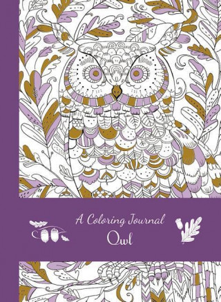 Carte A Coloring Journal Owl Editors Of Thunder Bay Press