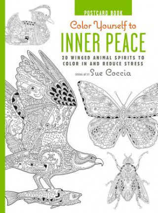 Könyv Color Yourself to Inner Peace Postcard Book Sue Coccia