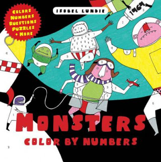 Carte Monsters Color by Numbers Isobel Lundie