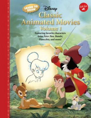 Kniha Learn to Draw Disney Classic Animated Movies Vol. 1: Featuring Favorite Characters from Alice in Wonderland, the Jungle Book, 101 Dalmatians, Peter Pa Inc Disney Enterprises