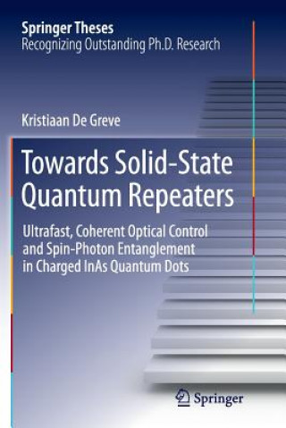 Kniha Towards Solid-State Quantum Repeaters Kristiaan De Greve
