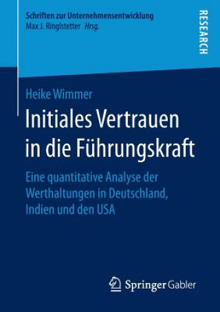 Libro Initiales Vertrauen in Die Fuhrungskraft Heike Wimmer