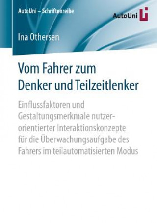 Книга Vom Fahrer Zum Denker Und Teilzeitlenker Ina Othersen
