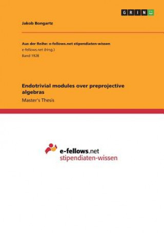 Książka Endotrivial modules over preprojective algebras Jakob Bongartz