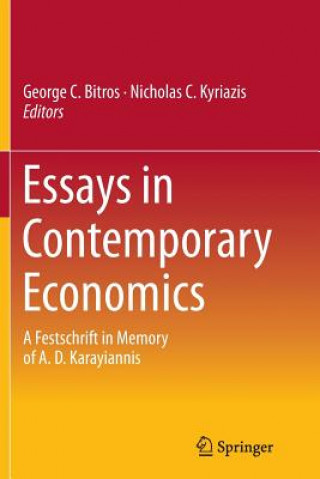 Könyv Essays in Contemporary Economics George C. Bitros