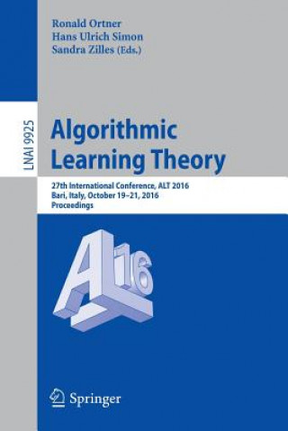 Kniha Algorithmic Learning Theory Ronald Ortner