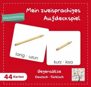 Joc / Jucărie Mein zweisprachiges Aufdeckspiel, Gegensätze Deutsch-Türkisch Buket Topakoglu