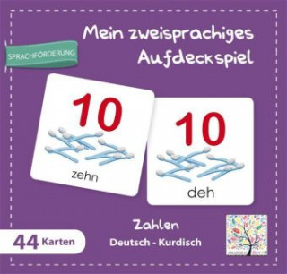 Spiel/Spielzeug Mein zweisprachiges Aufdeckspiel, Zahlen Deutsch-Kurdisch Buket Topakoglu