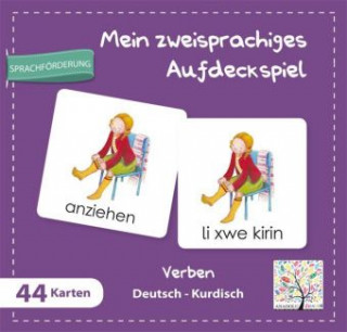 Játék Mein zweisprachiges Aufdeckspiel, Verben Deutsch-Kurdisch Buket Topakoglu