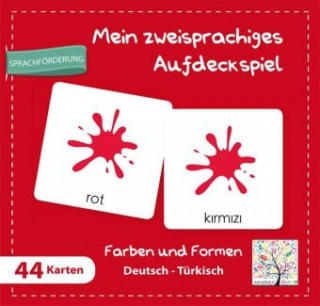 Joc / Jucărie Mein zweisprachiges Aufdeckspiel, Farben und Formen Deutsch-Türkisch Buket Topakoglu