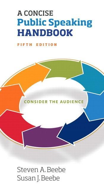 Carte Concise Public Speaking Handbook, A Steven A. Beebe