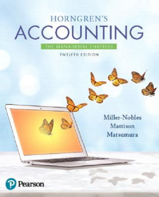 Knjiga Horngren's Accounting Tracie L. Miller-Nobles