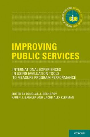 Kniha Improving Public Services Douglas J. Besharov