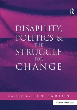 Libro Disability, Politics and the Struggle for Change 