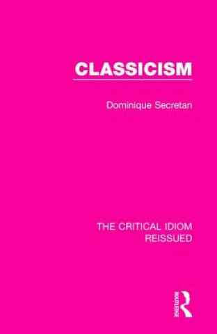 Книга Classicism SECRETAN