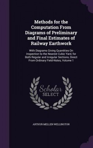 Kniha Methods for the Computation from Diagrams of Preliminary and Final Estimates of Railway Earthwork Arthur Mellen Wellington